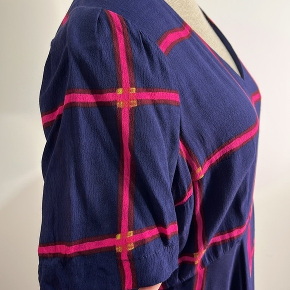 HD in Paris Anthropologie Striped Pane Midi Dress Women's Size 2 - Picture 9 of 16